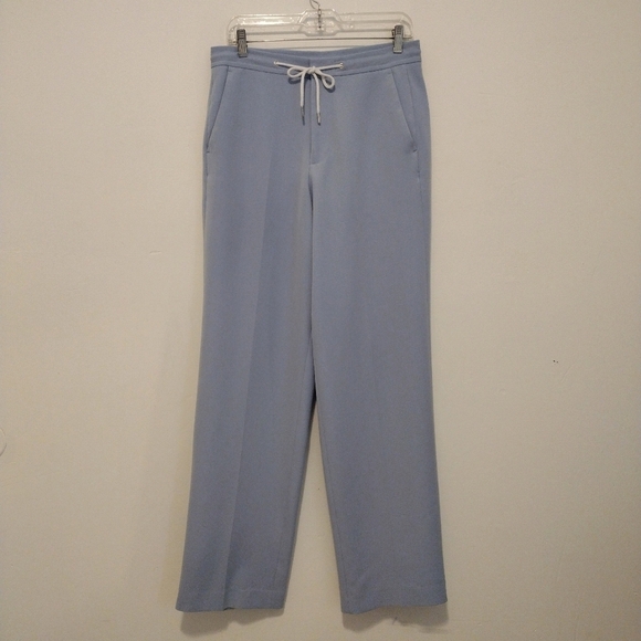 Asos Design - 30x30 Light Blue High Rise Straight Leg Pants - Picture 16 of 16
